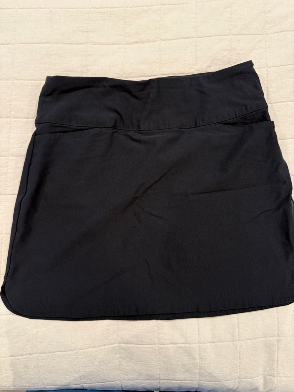 Lady Hagen Black Mini Skort with Elastic Waistband